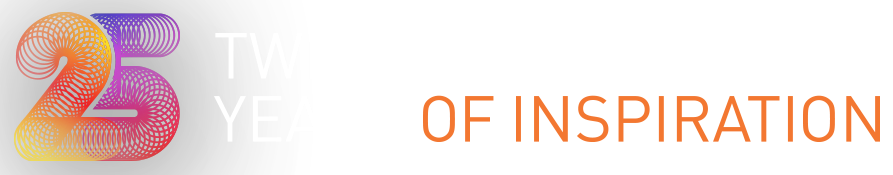 Logo: 25 years of inspiration