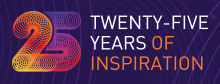 Logo: 25 years of inspiration.