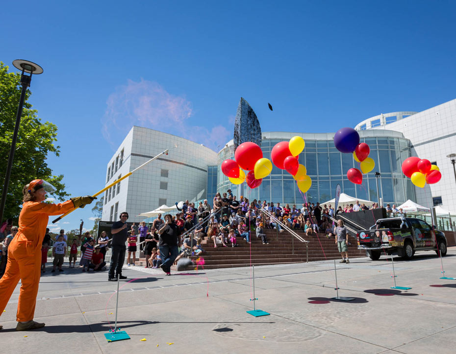 Questacon celebrates 25th birthday with a bang! Questacon The National Science and Questacon celebrates 25th birthday with a bang! Questacon The National Science and