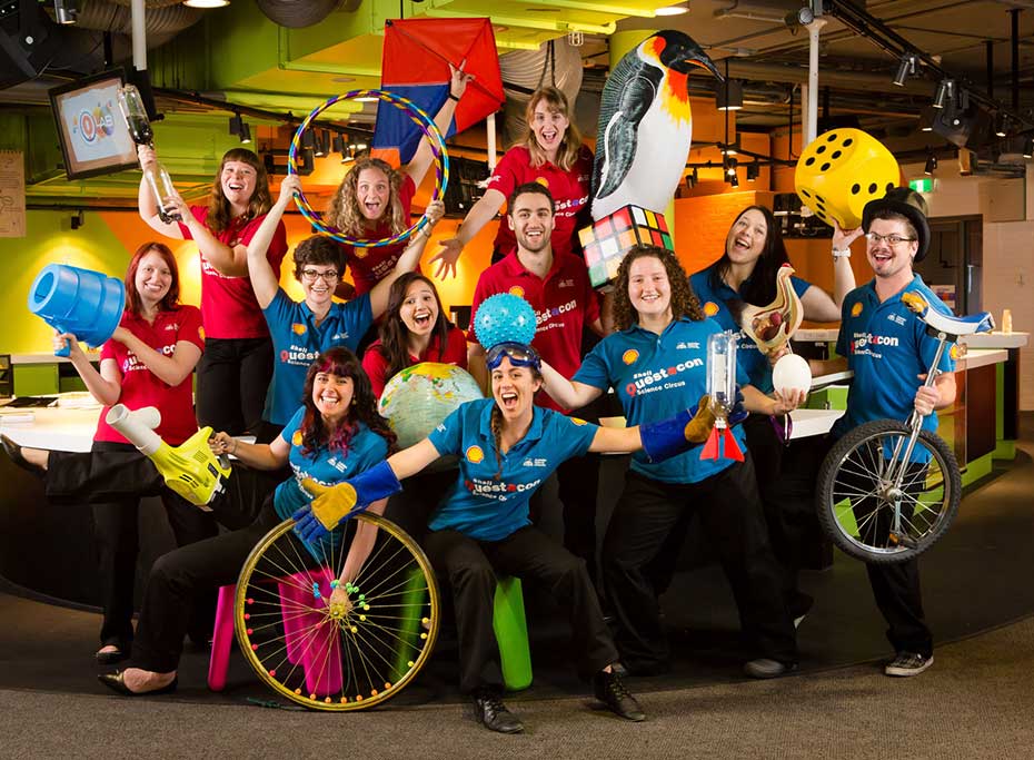 Shell Questacon Science Circus Presenters Shell Questacon Science Circus Presenters