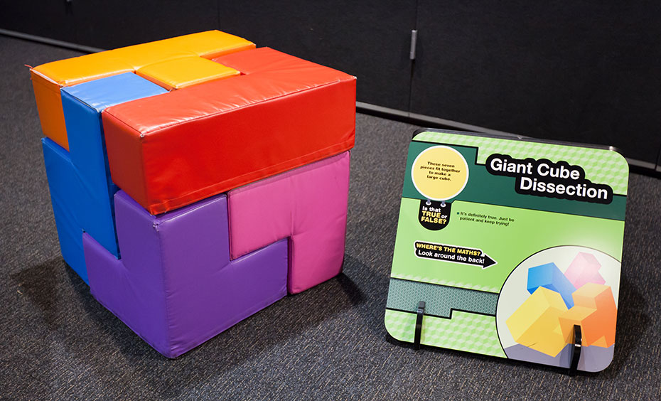 Giant Cube Dissection Questacon The National Science And Technology Centre
