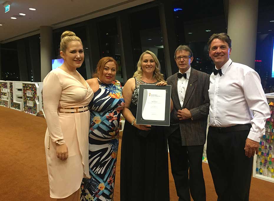 Questacon staff with the Silver National Tourism Award