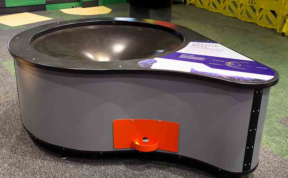 The Gravity Well exhibit