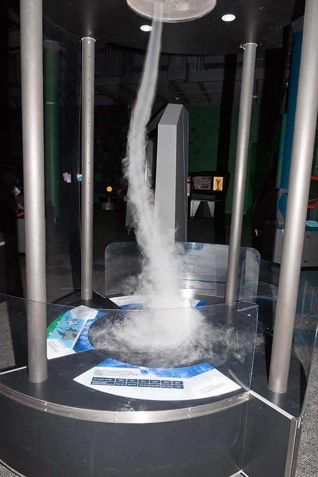 Tornado Questacon The National Science And Technology Centre Create Air Vortices Shaped Like A Tornado Funnel