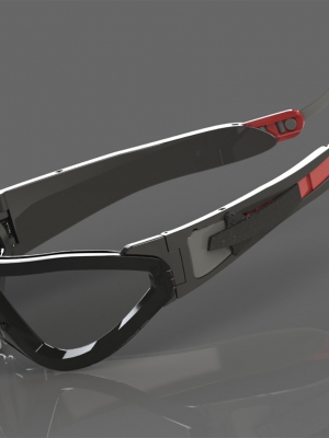 3d render of sealz, the rapid transition glasses