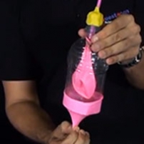 bottle model lung water bottle soft inside, with plastic balloon pink a a pink rubber drink bottle model lung water bottle soft inside, with plastic balloon pink a a pink rubber drink