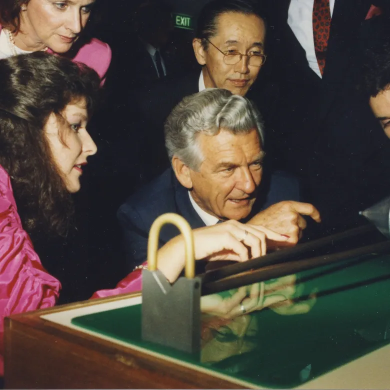 Bob Hawke at Questacon